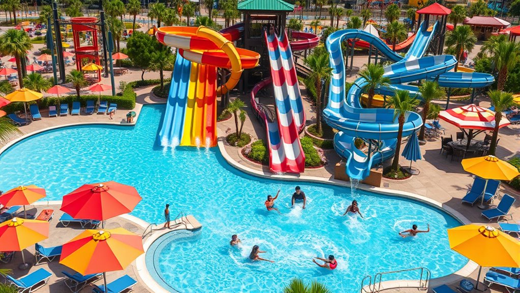 thrilling attractions with amenities