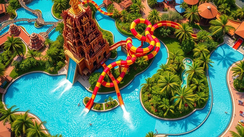 thrilling rides and attractions