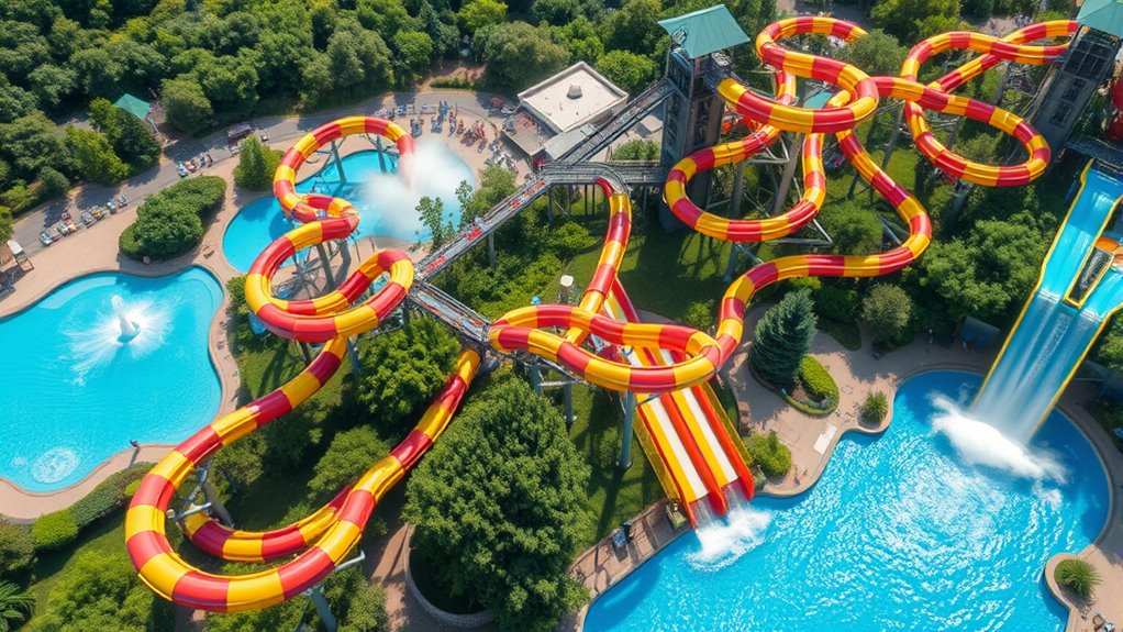 thrilling slides and features