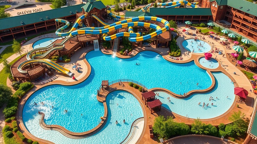 thrilling slides and rides