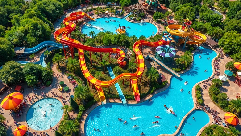 thrilling water slides adventure