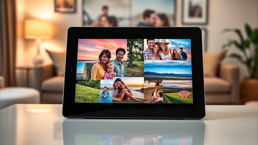 top email enabled digital frames