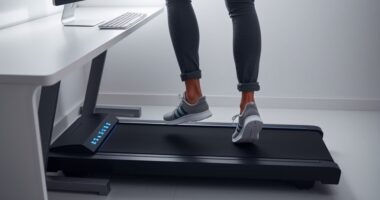 top under desk treadmills