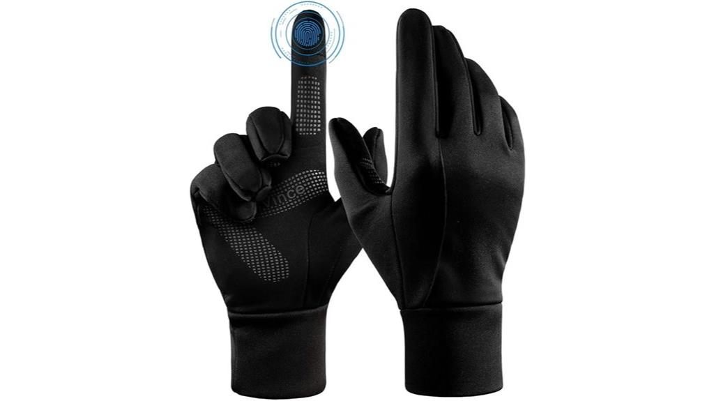 touchscreen windproof winter gloves