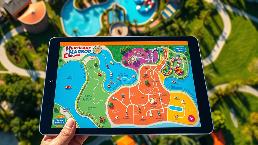 use the interactive digital map