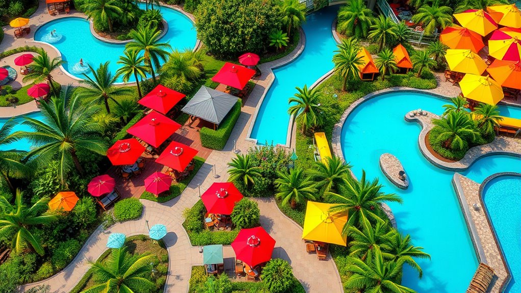 variety of themed dining options