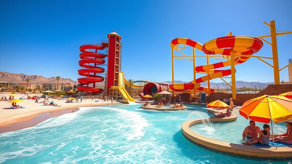 vegas summer family pool