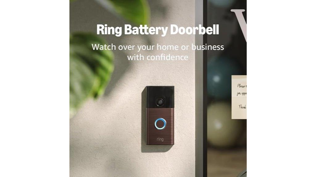 video motion alert doorbell