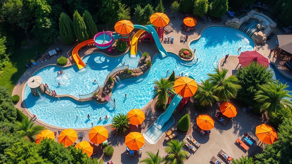 water fun slides events