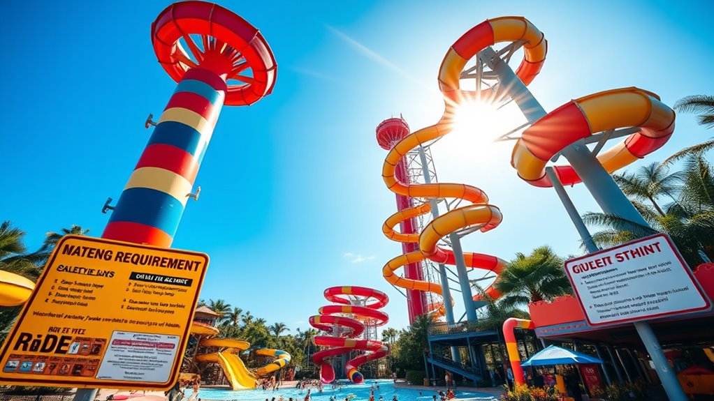 water height and safety restrictions