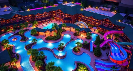 water park resort map