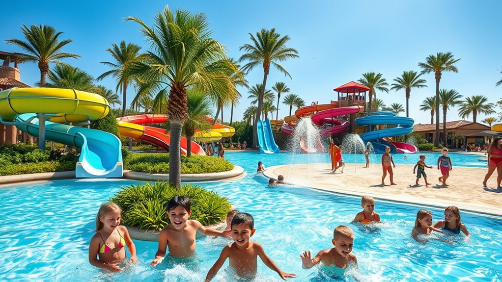 water parks and splash pads
