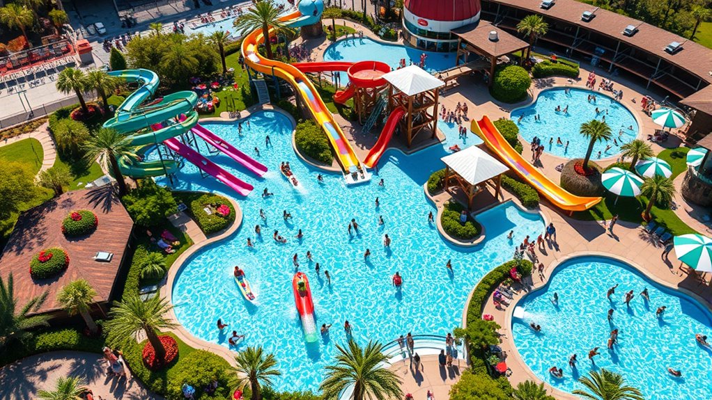 water parks seasonal schedules