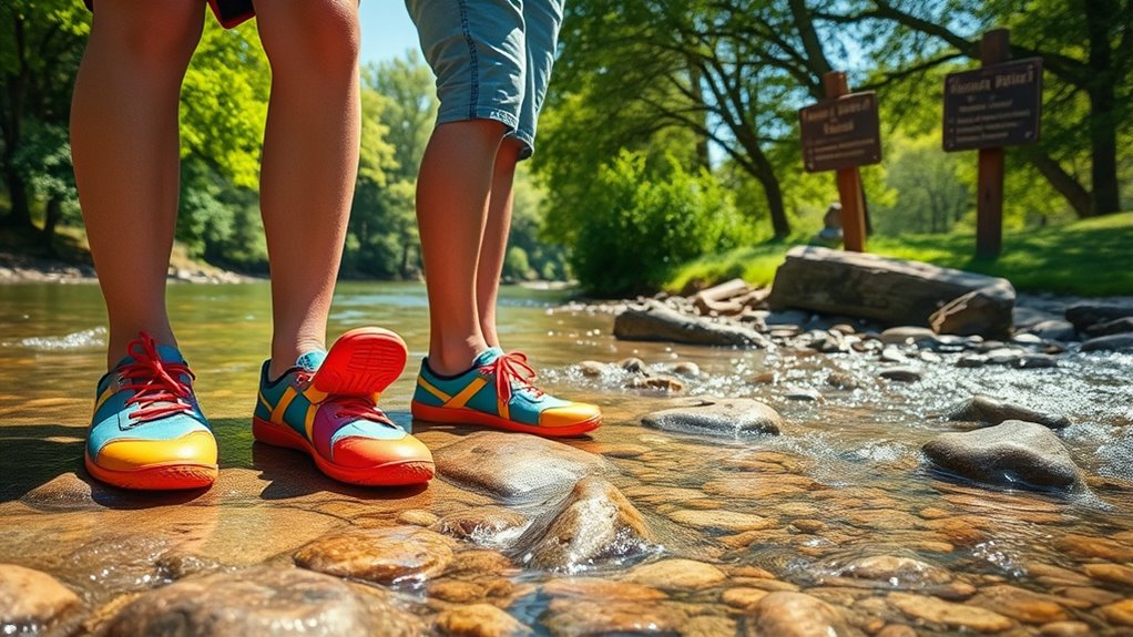 water shoes permitted at parks