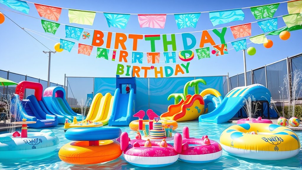 water themed party decorations