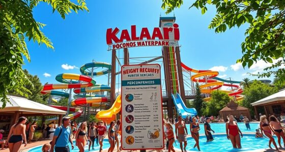 waterpark height and rider rules