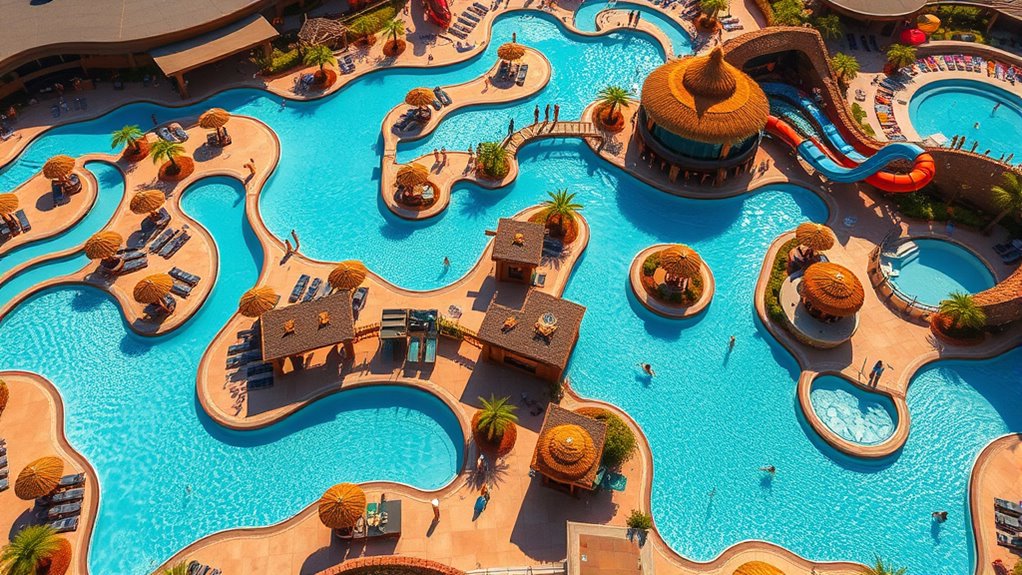 waterpark relaxation amenities overview