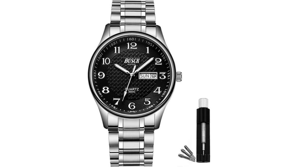 waterproof 40mm stainless watch