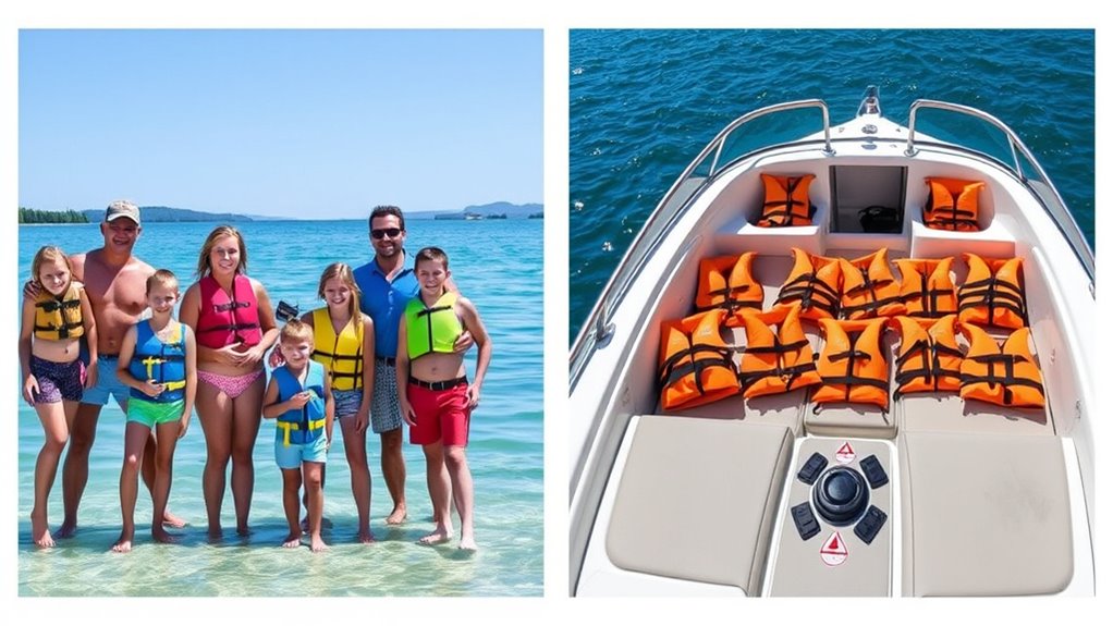 wear approved life jackets