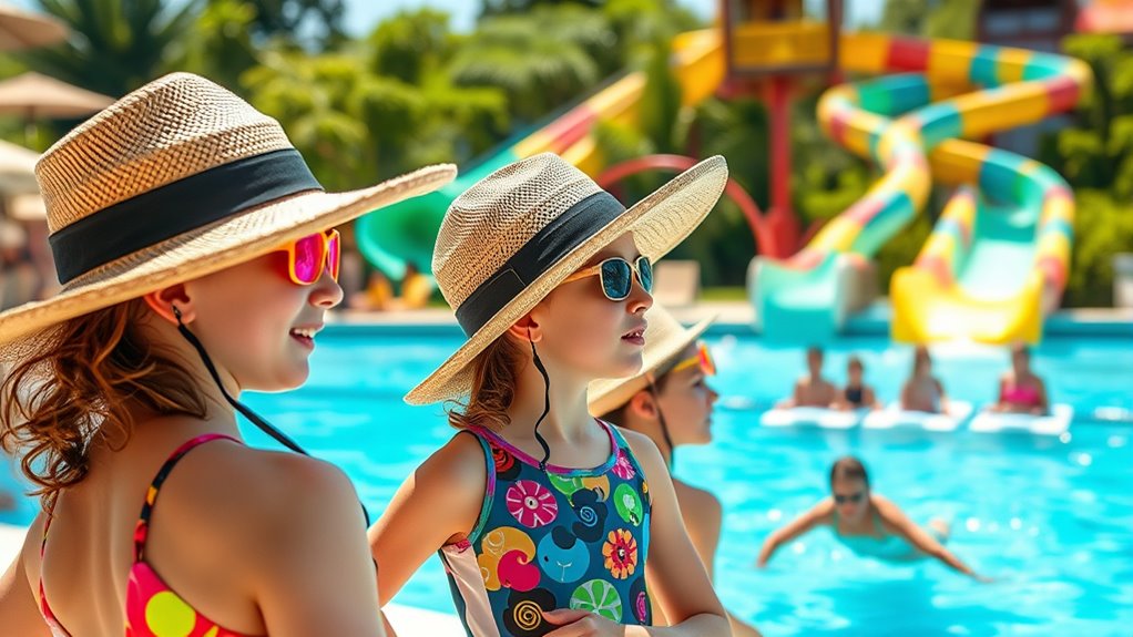 wear protective clothing and shade