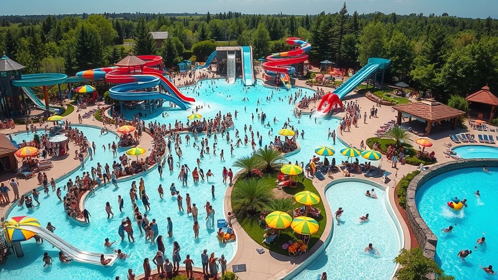 weekend summer holiday crowds