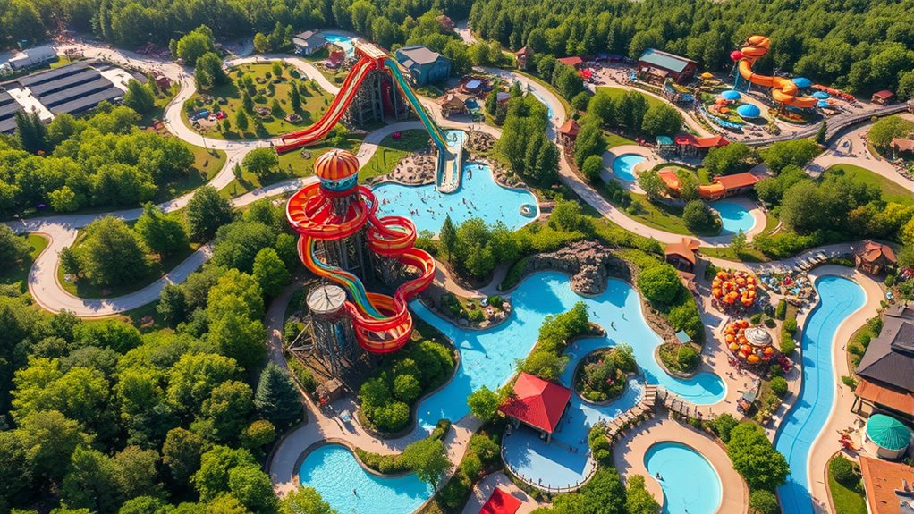 well designed hilly park layout