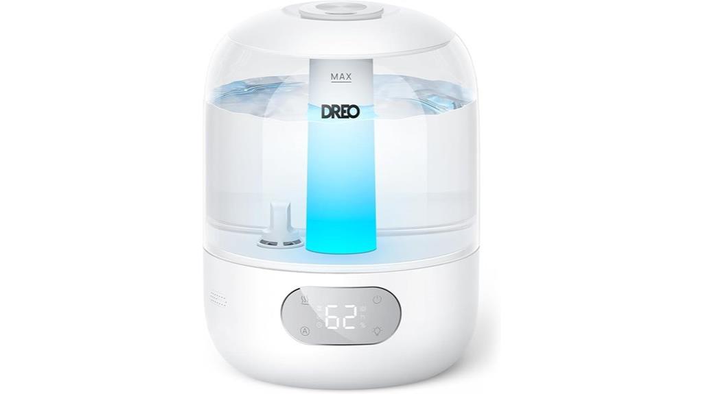 white 3l bedroom humidifier