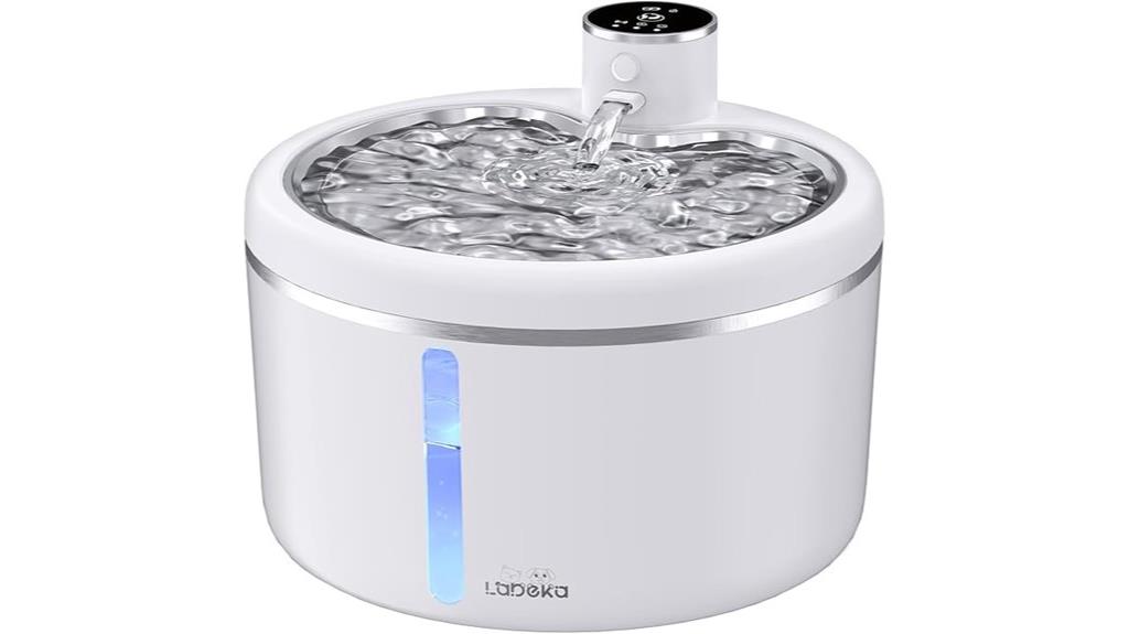 wireless stainless steel fountain