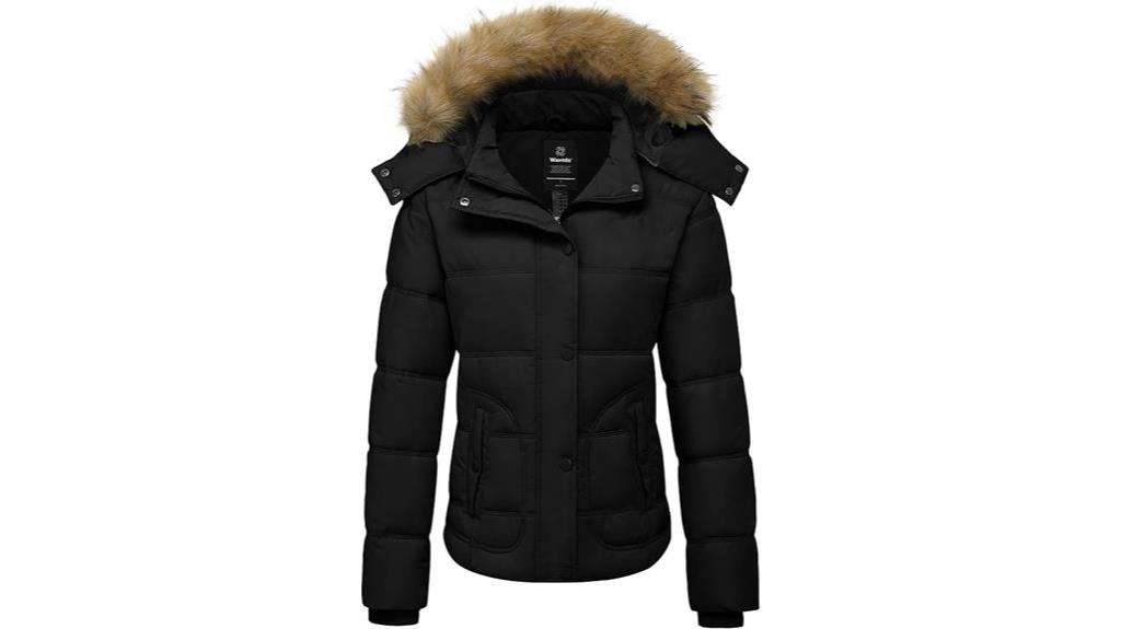 women s warm puffer coat