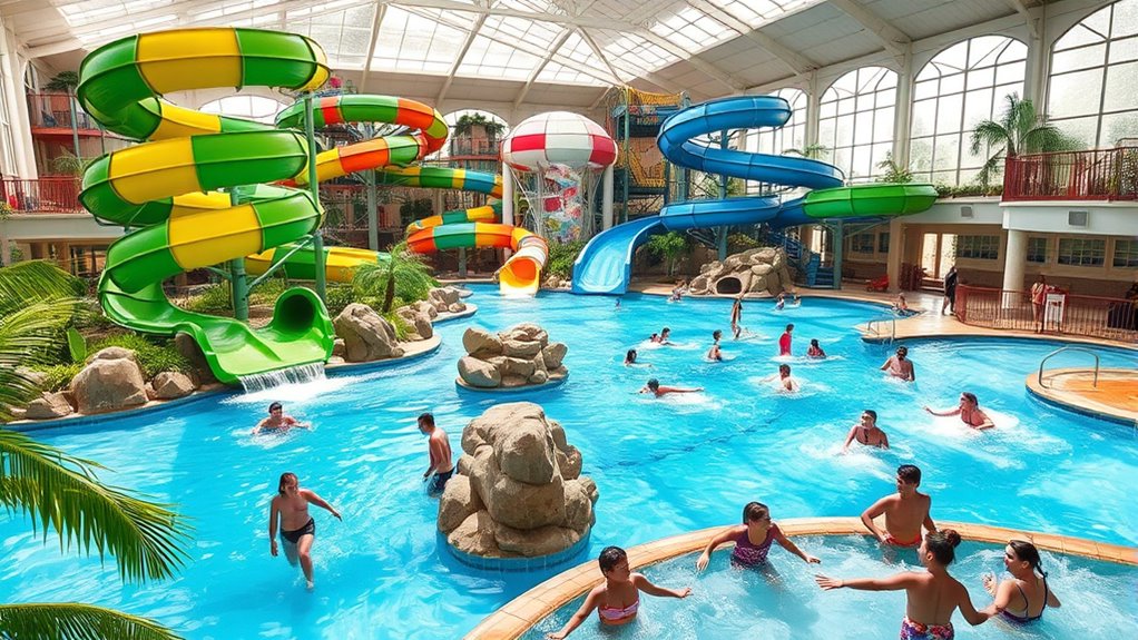 year round indoor waterpark adventure