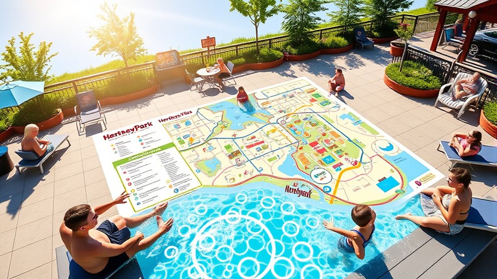 zero depth family water pools