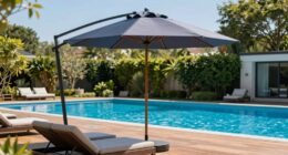 adjustable shade for lounging