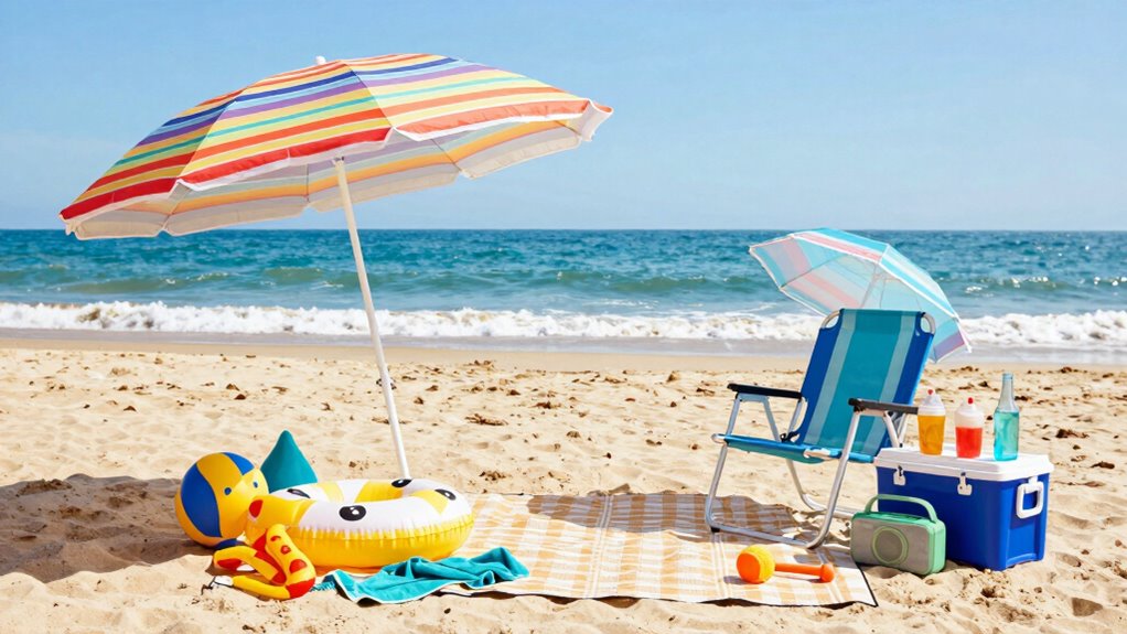 beach safety and sun protection