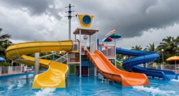 close attractions during lightning