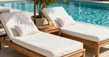 comfortable outdoor lounging furniture