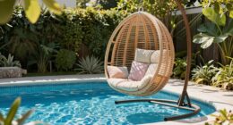 comfortable poolside relaxation