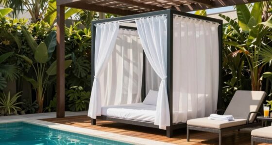 convenient outdoor pool privacy