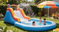 create a fun water play area
