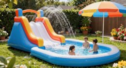 create a fun water play area