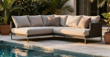 durable weather resistant poolside furniture