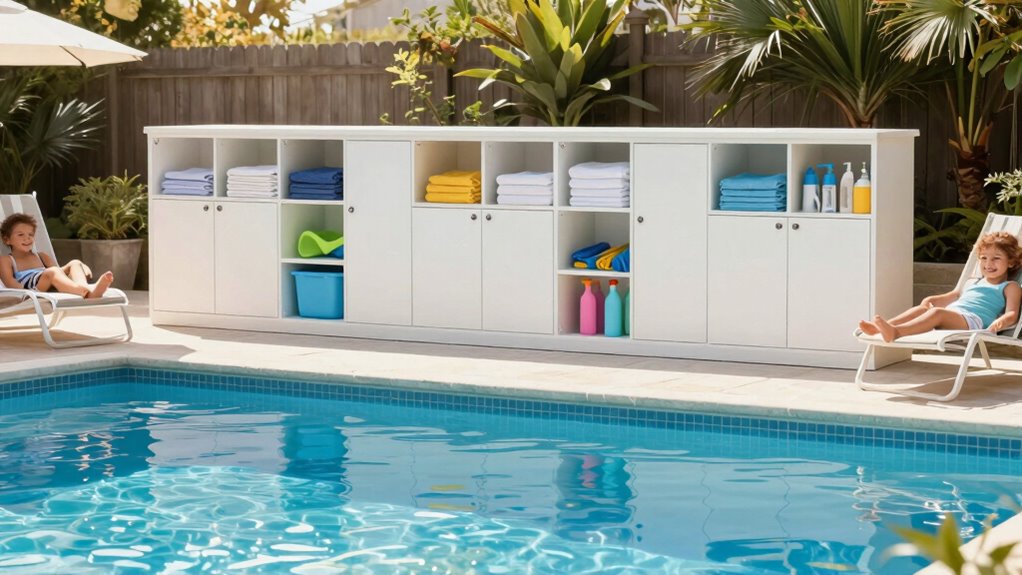 efficient stylish poolside organization