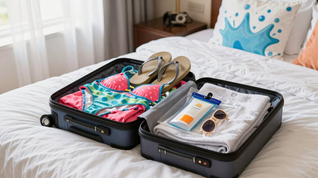 efficient water park packing
