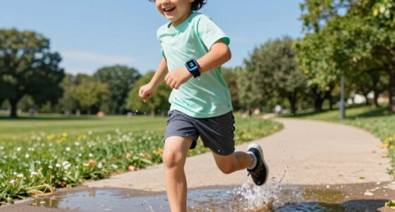 encouraging kids with waterproof trackers