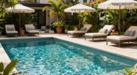 enhancing poolside comfort options