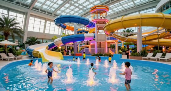 families excited for water parks