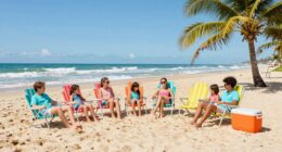 family beach chair selection