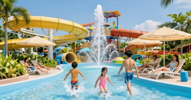 family friendly water park features