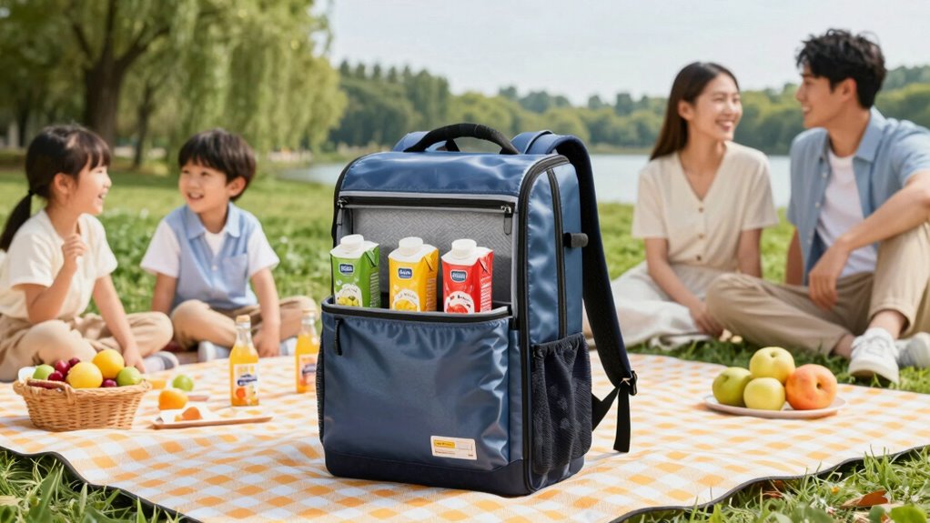 family outings with coolers