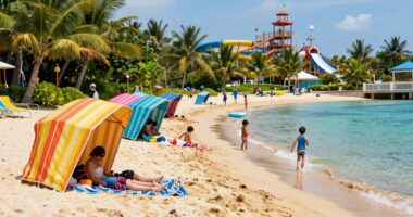 family shelters enhance waterpark experiences