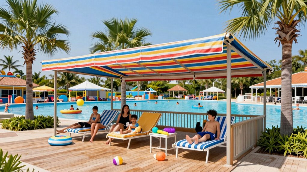 family waterpark shelter benefits